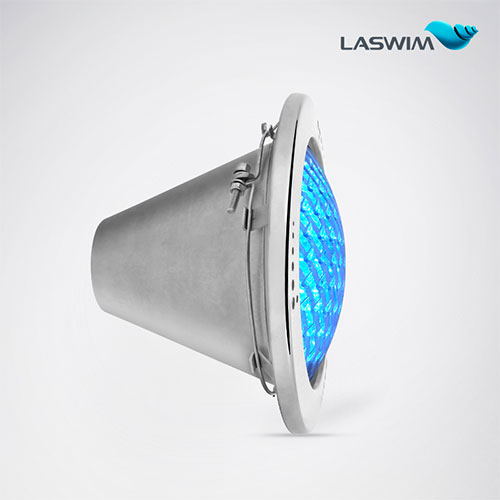 Laswim 12V 18W Stainless Steel Customized Swimming Pool LED Lights Underwater Inground Pool Lights, IP68
